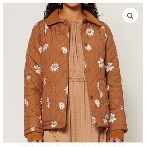 Current Air floral quilted jacket